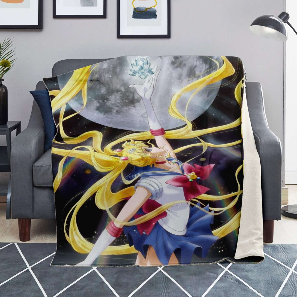 Sailor Moon Microfleece Blanket #10 Premium - Aop