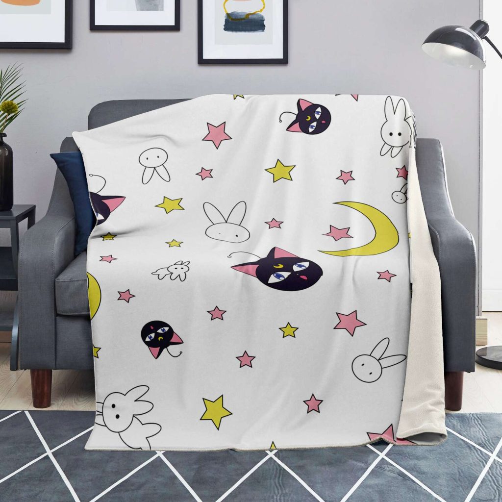 Sailor Moon Microfleece Blanket #01 Premium - Aop