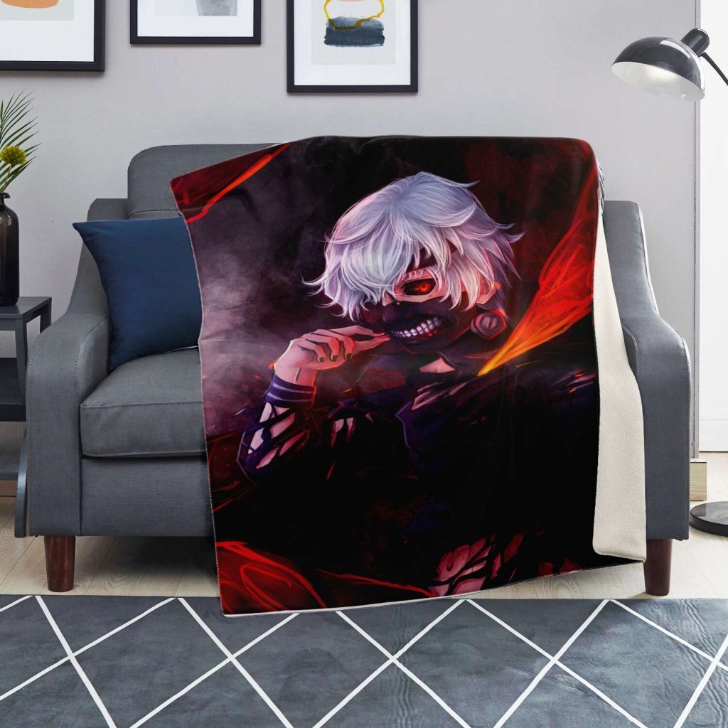 Tokyo Ghoul Microfleece Blanket #01 Premium - Aop