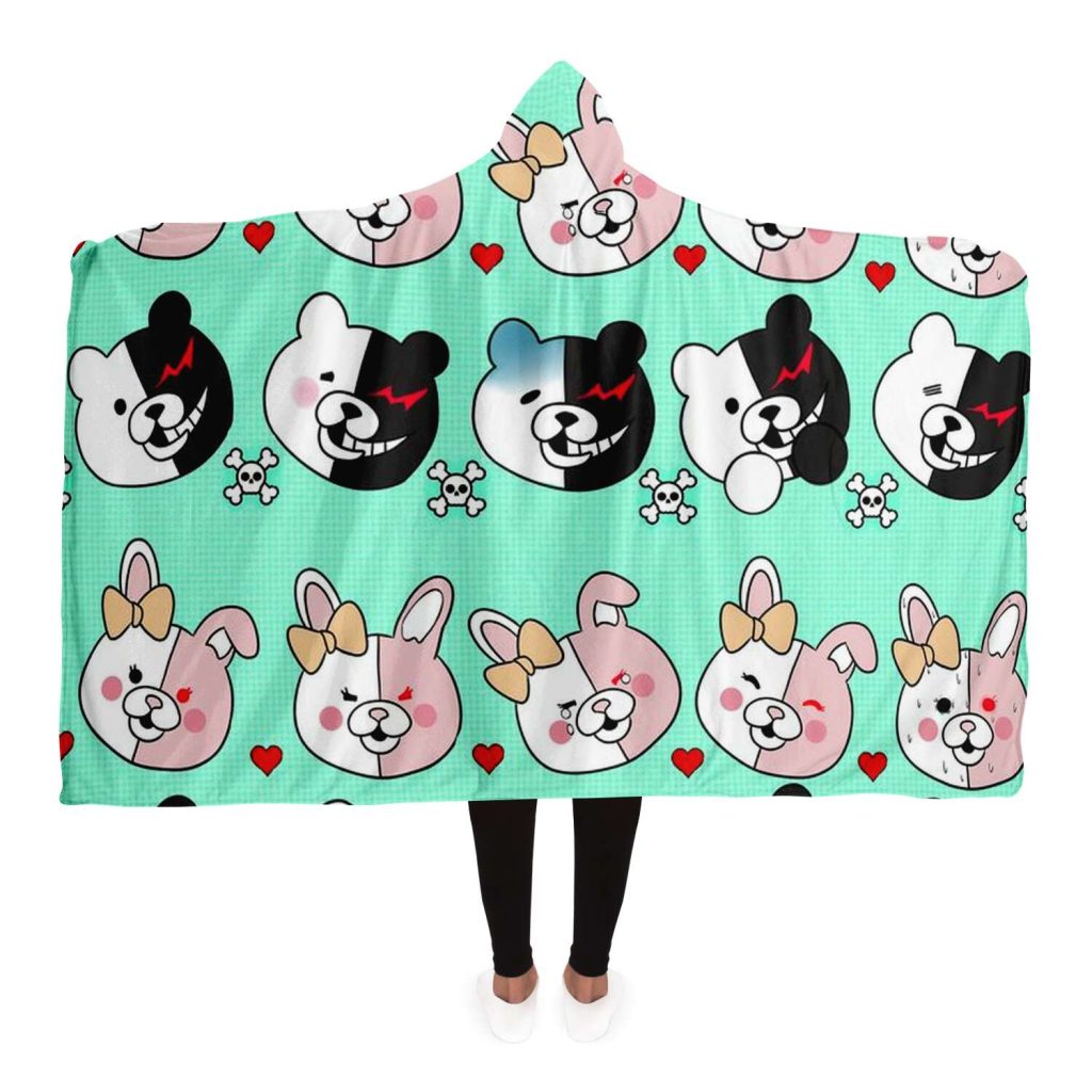 Danganronpa Hooded Blanket #07 Adult / Premium Sherpa - Aop