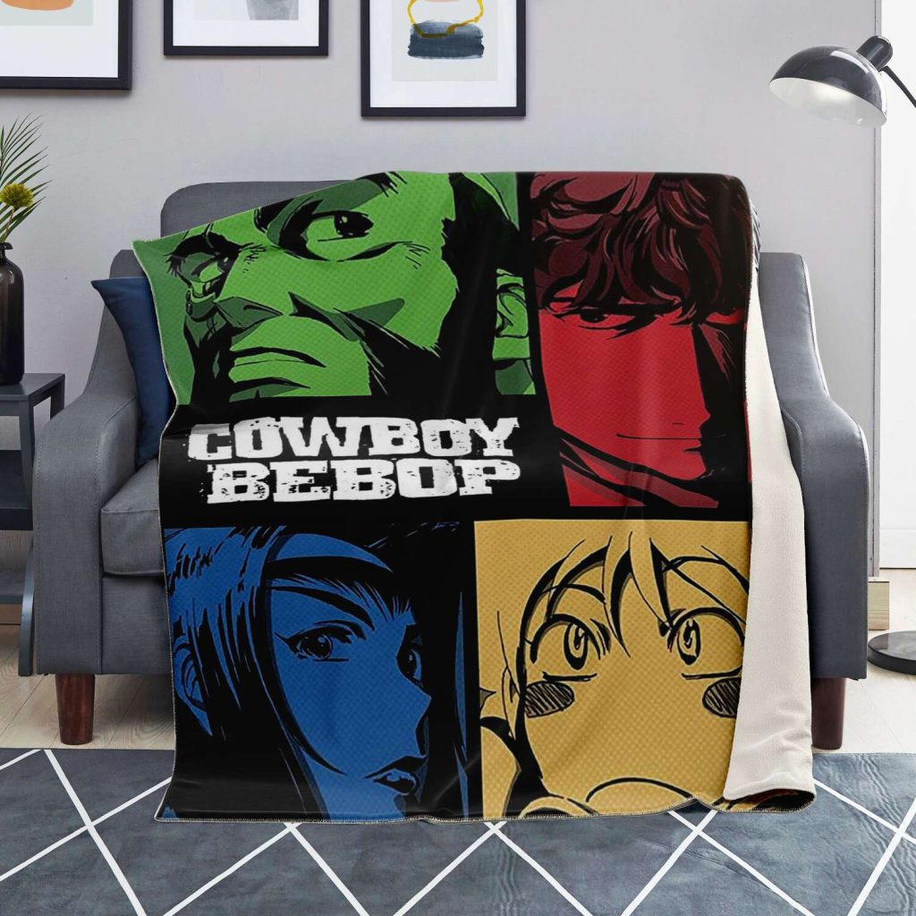 Cowboy Bebop Microfleece Blanket #06 Premium Microfleece - Aop