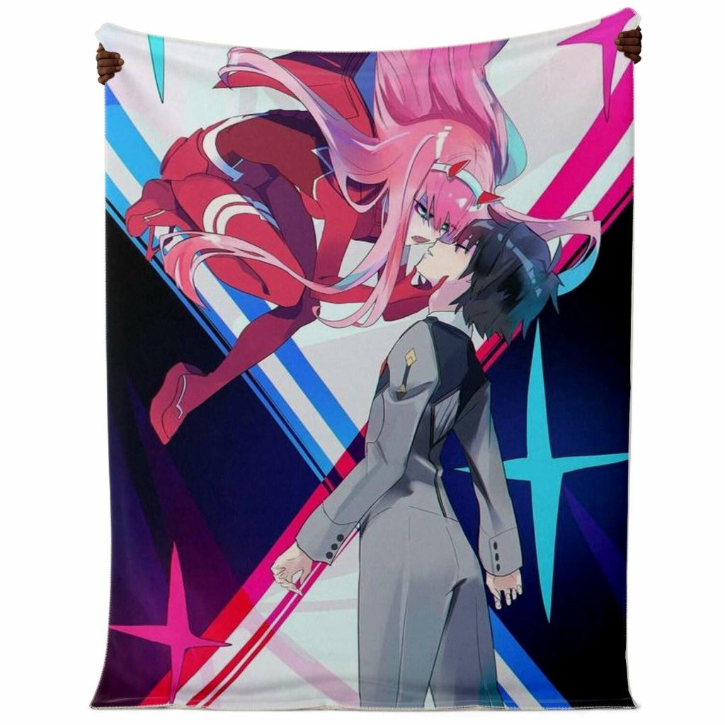 Darling In The Franxx Microfleece Blanket #09 Premium - Aop