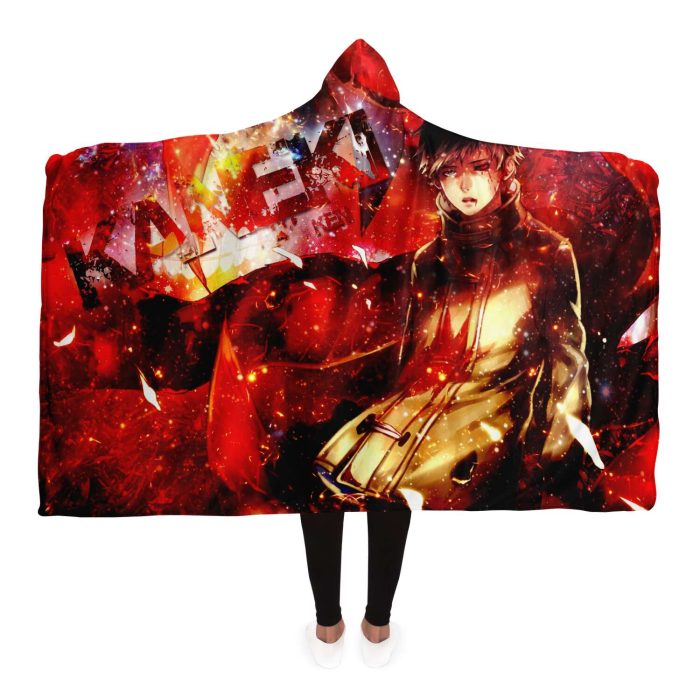 Tokyo Ghoul Hooded Blanket #08 Adult / Premium Sherpa - Aop