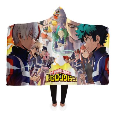 My Hero Academia 3D Hooded Blanket Mha05 Adult / Premium Sherpa - Aop