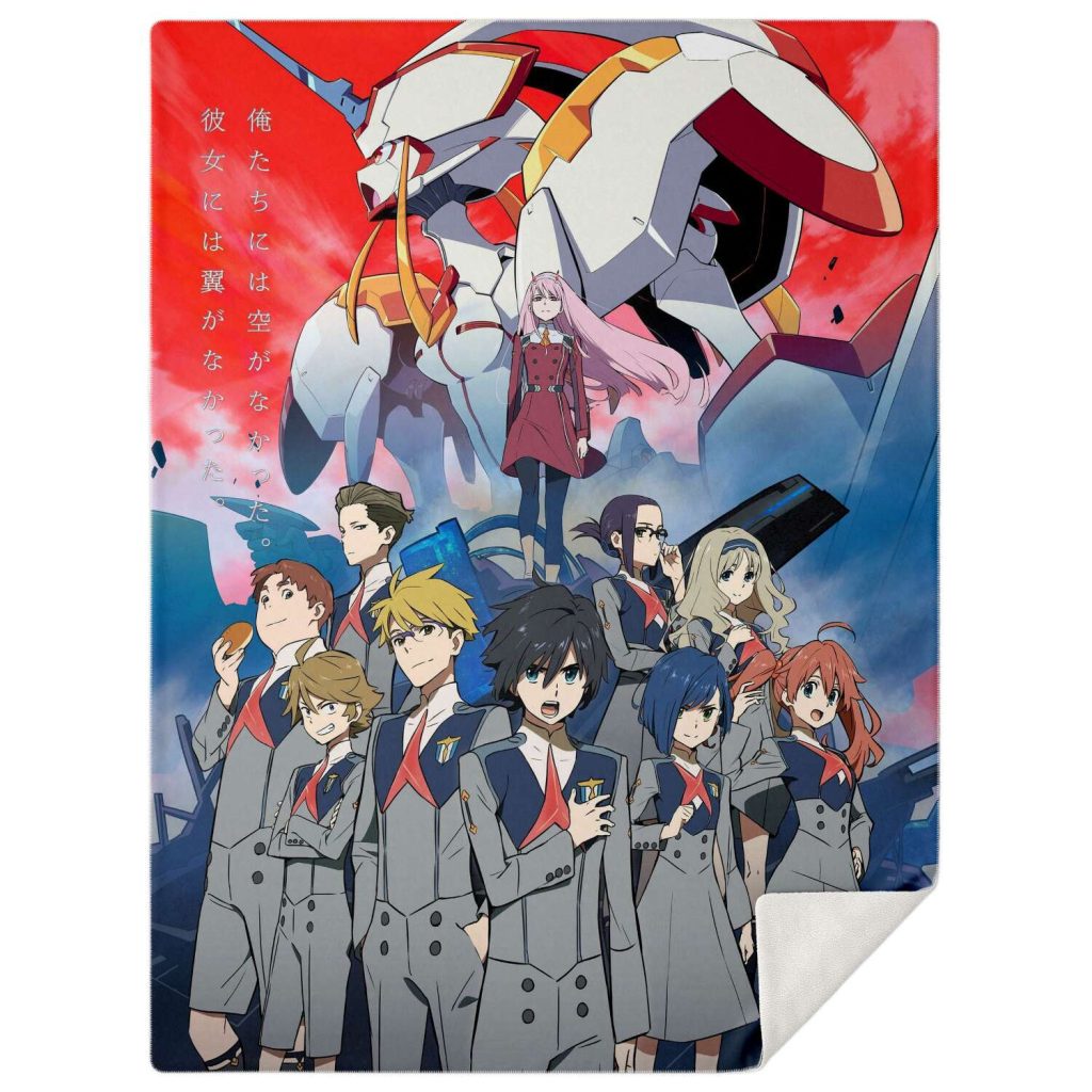 Darling In The Franxx Microfleece Blanket #05 M Premium - Aop