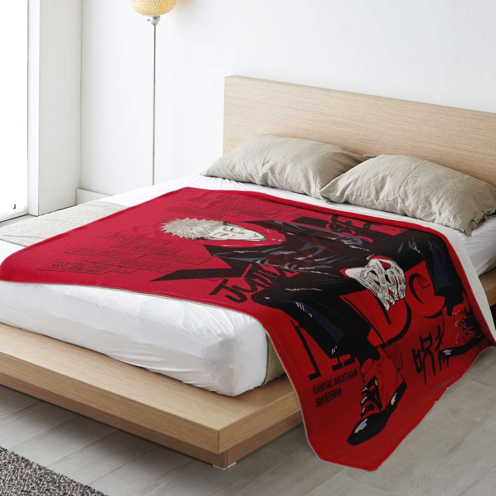 Jujutsu Kaisen Microfleece Blanket #04 Premium Microfleece - Aop