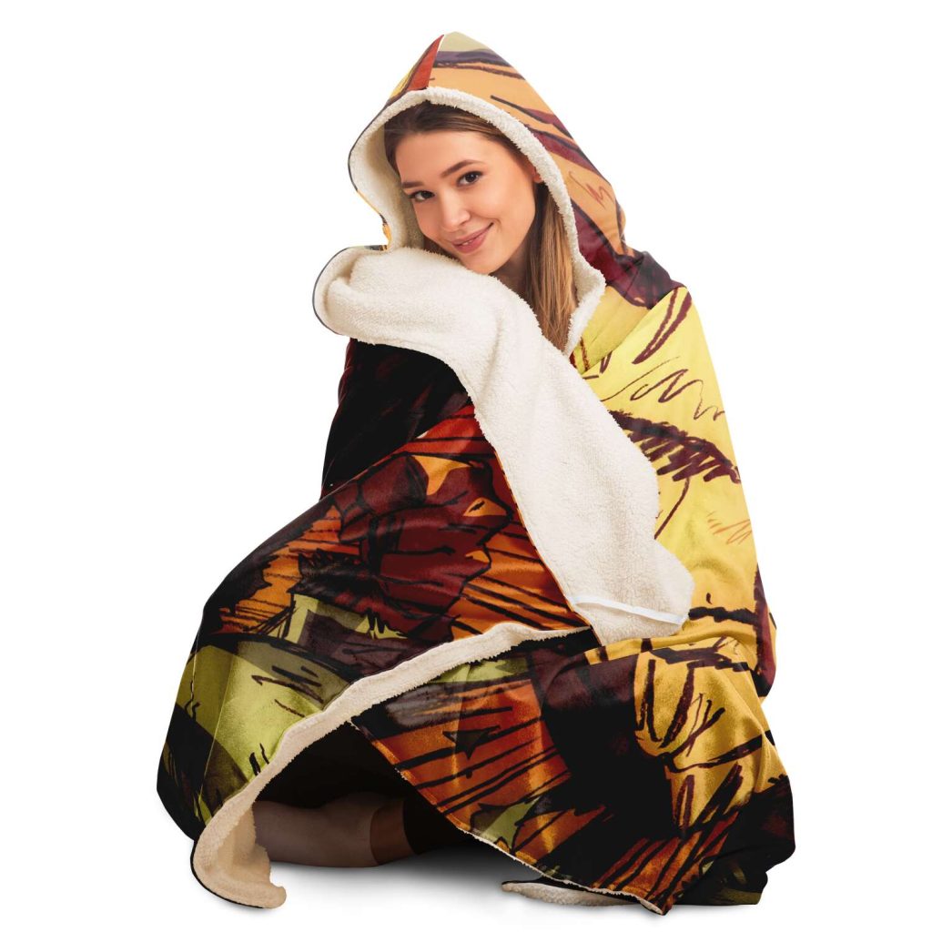 One Punch Man Hooded Blanket #01 - Aop