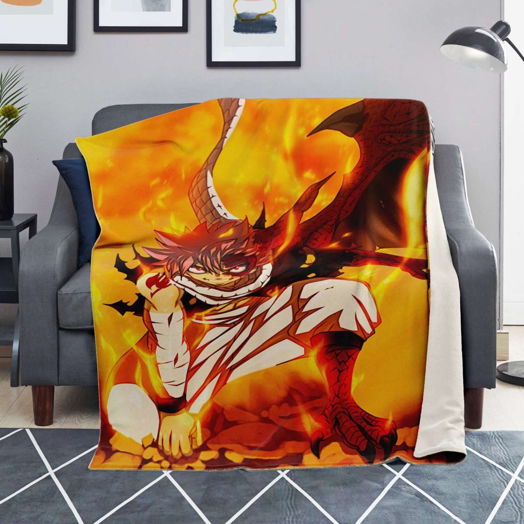 Fairy Tail Microfleece Blanket #08 Premium - Aop