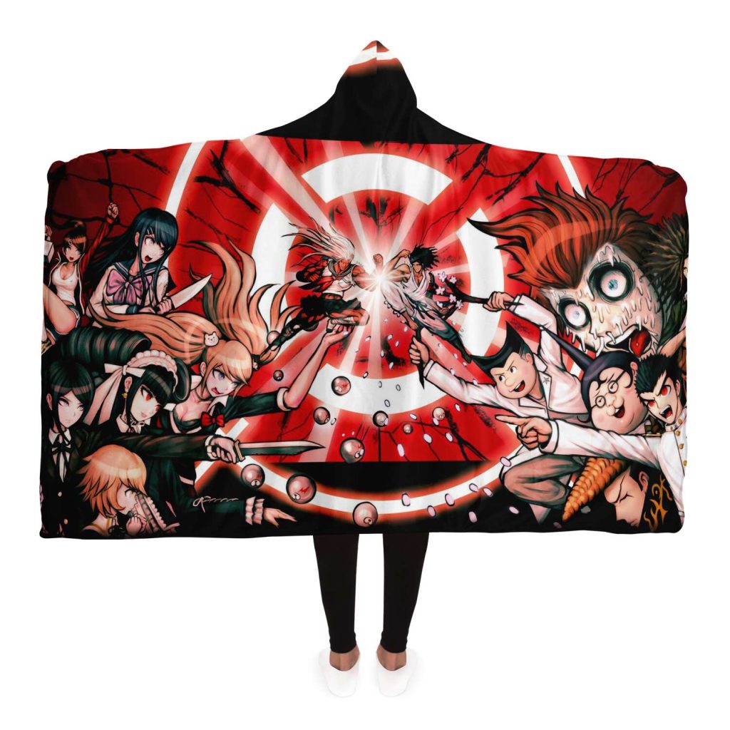 Danganronpa Hooded Blanket #09 Adult / Premium Sherpa - Aop