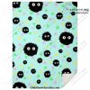 Cute Susuwatari Star Microfleece Blanket M Premium - Aop