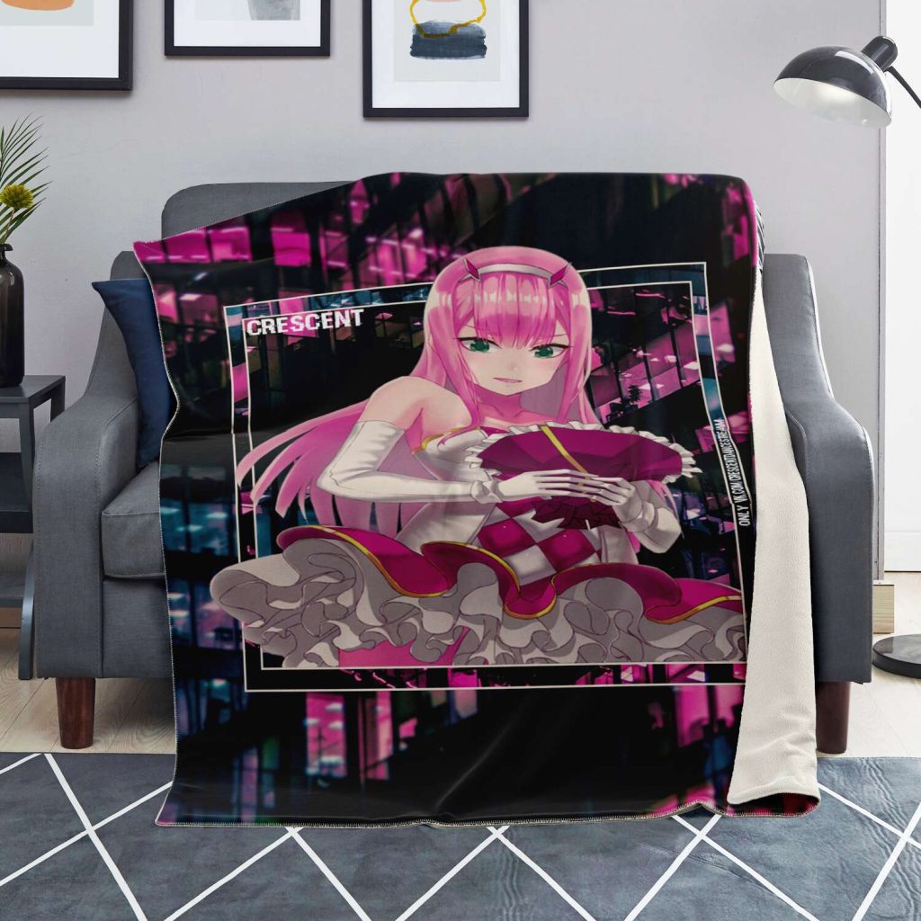 Darling In The Franxx Microfleece Blanket #03 Premium - Aop