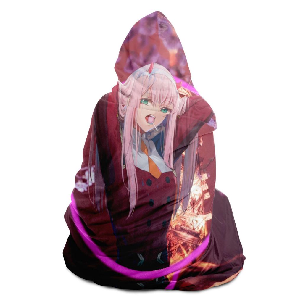 Darling In The Franxx Hooded Blanket #01 - Aop