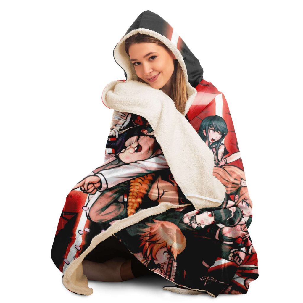 Danganronpa Hooded Blanket #09 - Aop