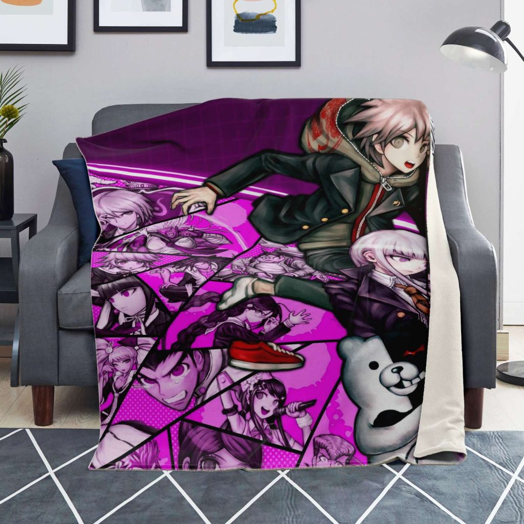 Danganronpa Microfleece Blanket #15 Premium - Aop