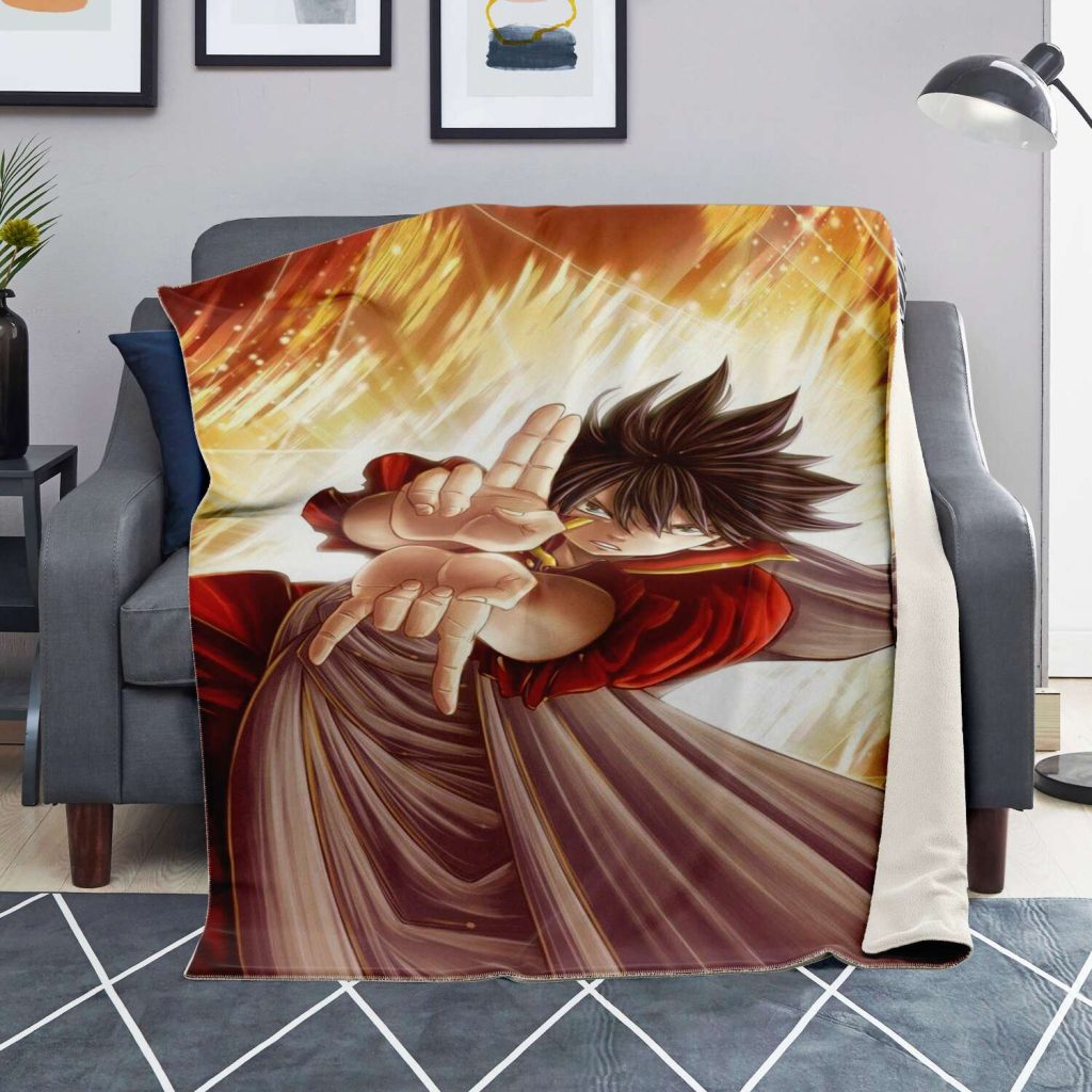 Fairy Tail Microfleece Blanket #04 Premium - Aop