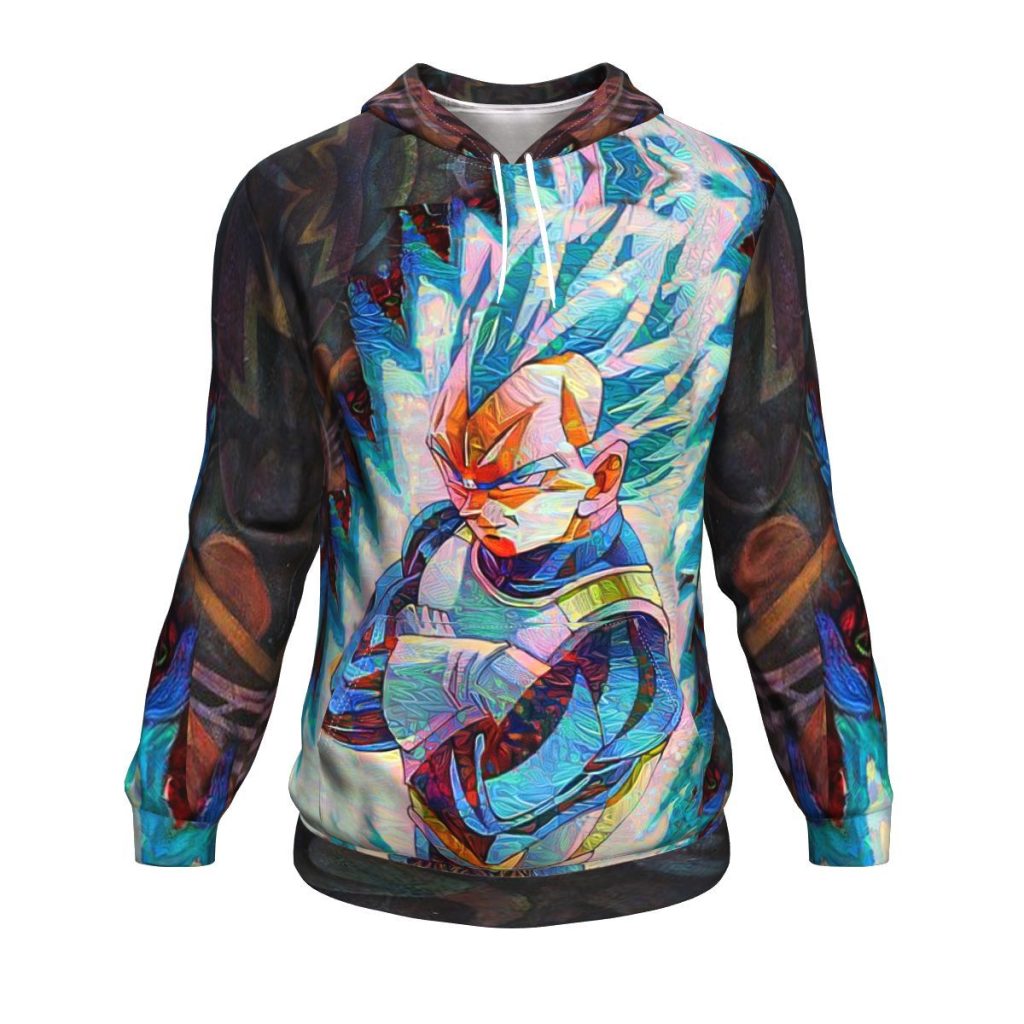 Dragon Ball Z Blazing Vegeta Hoodie / S