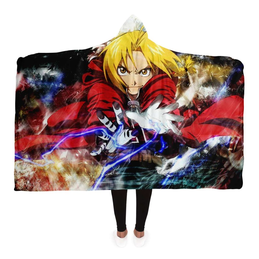 Fullmetal Alchemist Hooded Blanket #03 Adult / Premium Sherpa - Aop