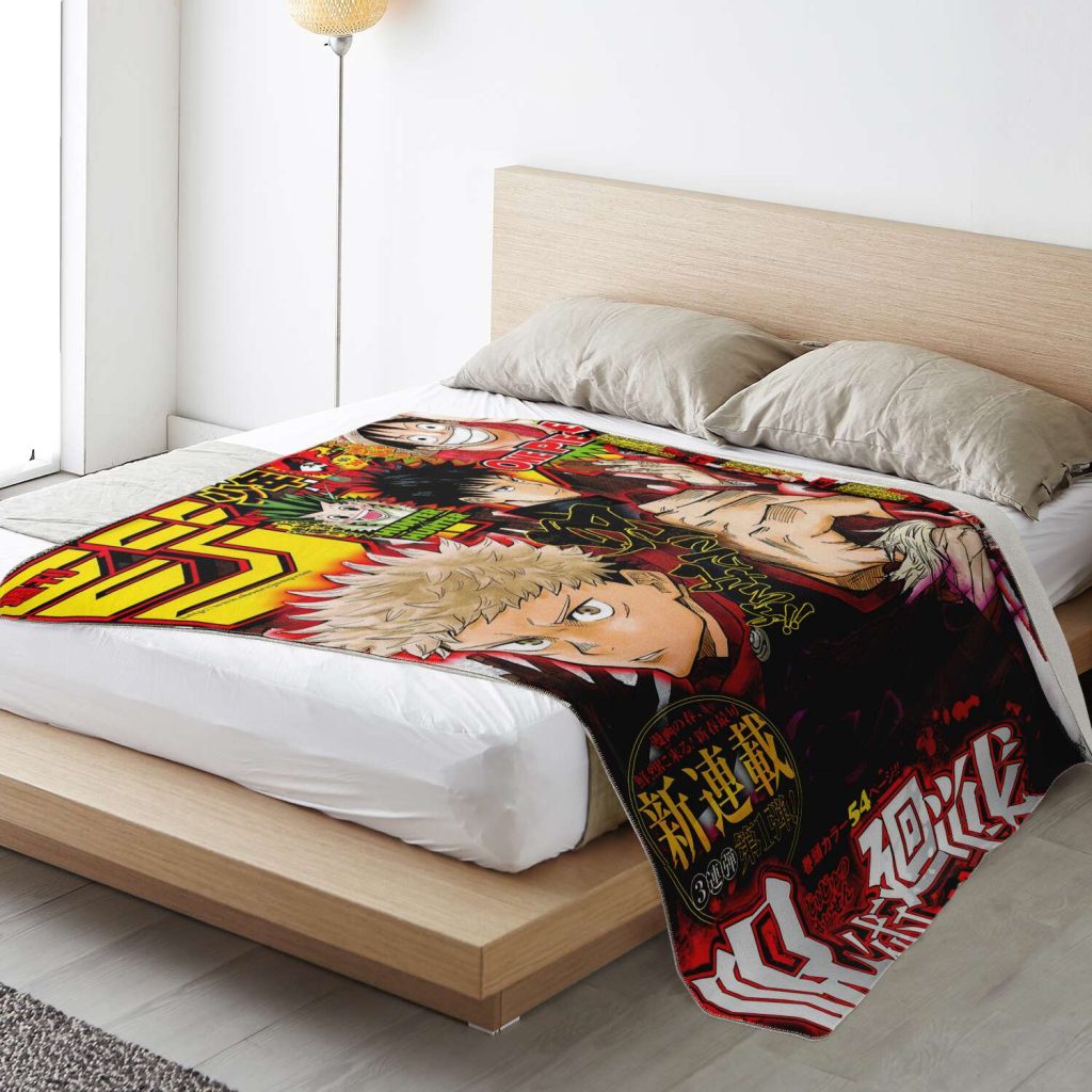 Jujutsu Kaisen Microfleece Blanket #08 Premium - Aop