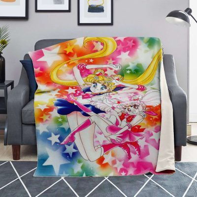 Sailor Moon Microfleece Blanket #08 Premium - Aop