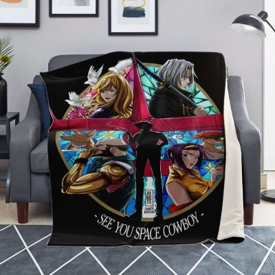 Cowboy Bebop Microfleece Blanket #05 Premium Microfleece - Aop