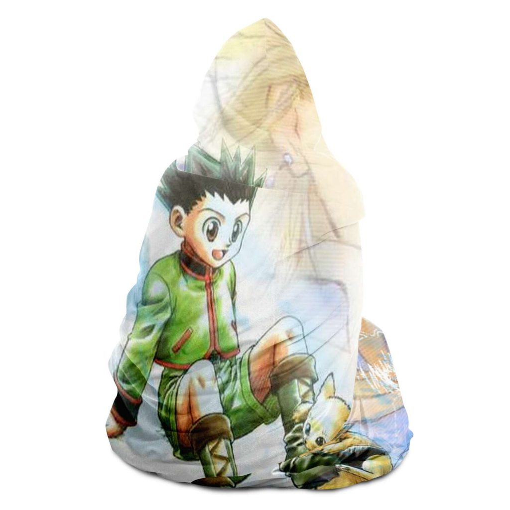 Gon Freecss Hooded Blanket 3D Design - Aop