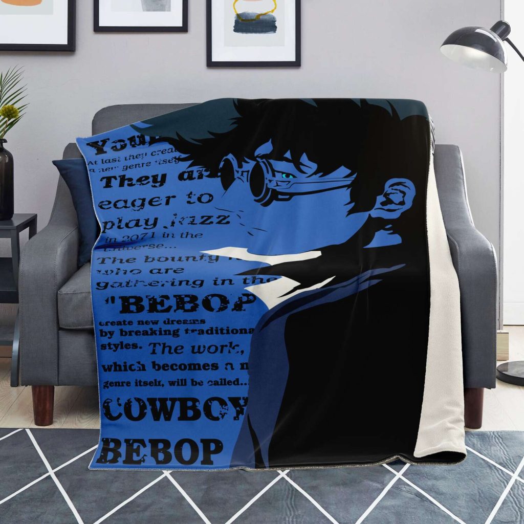 Cowboy Bebop Microfleece Blanket #02 Premium Microfleece - Aop