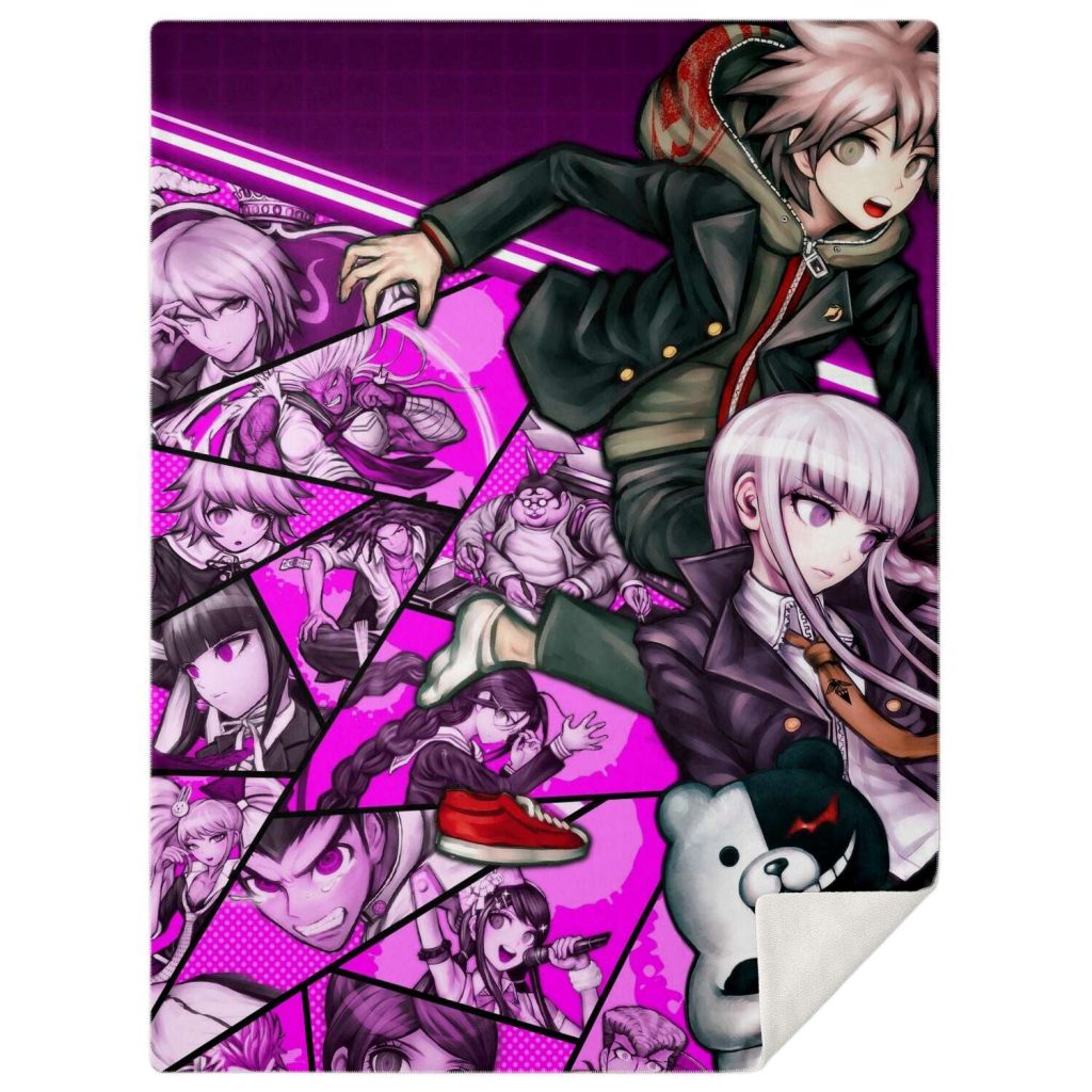 Danganronpa Microfleece Blanket #15 M Premium - Aop