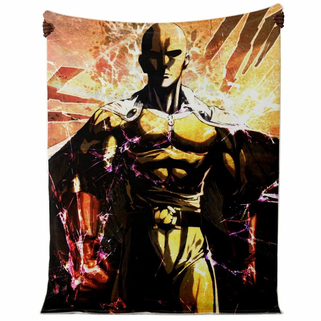 One Punch Man Microfleece Blanket #02 Premium - Aop