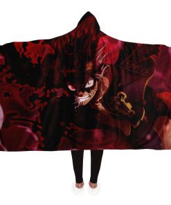 Black Clover Hooded Blanket #01 Adult / Premium Sherpa - Aop