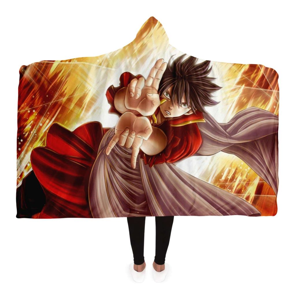 Fairy Tail Hooded Blanket #04 Adult / Premium Sherpa - Aop