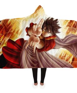 Fairy Tail Hooded Blanket #04 Adult / Premium Sherpa - Aop
