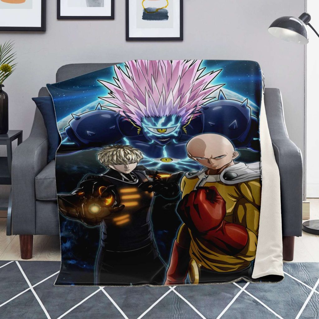 One Punch Man Microfleece Blanket #09 Premium - Aop