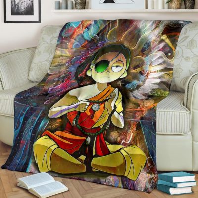 Enlightened Morty Blanket