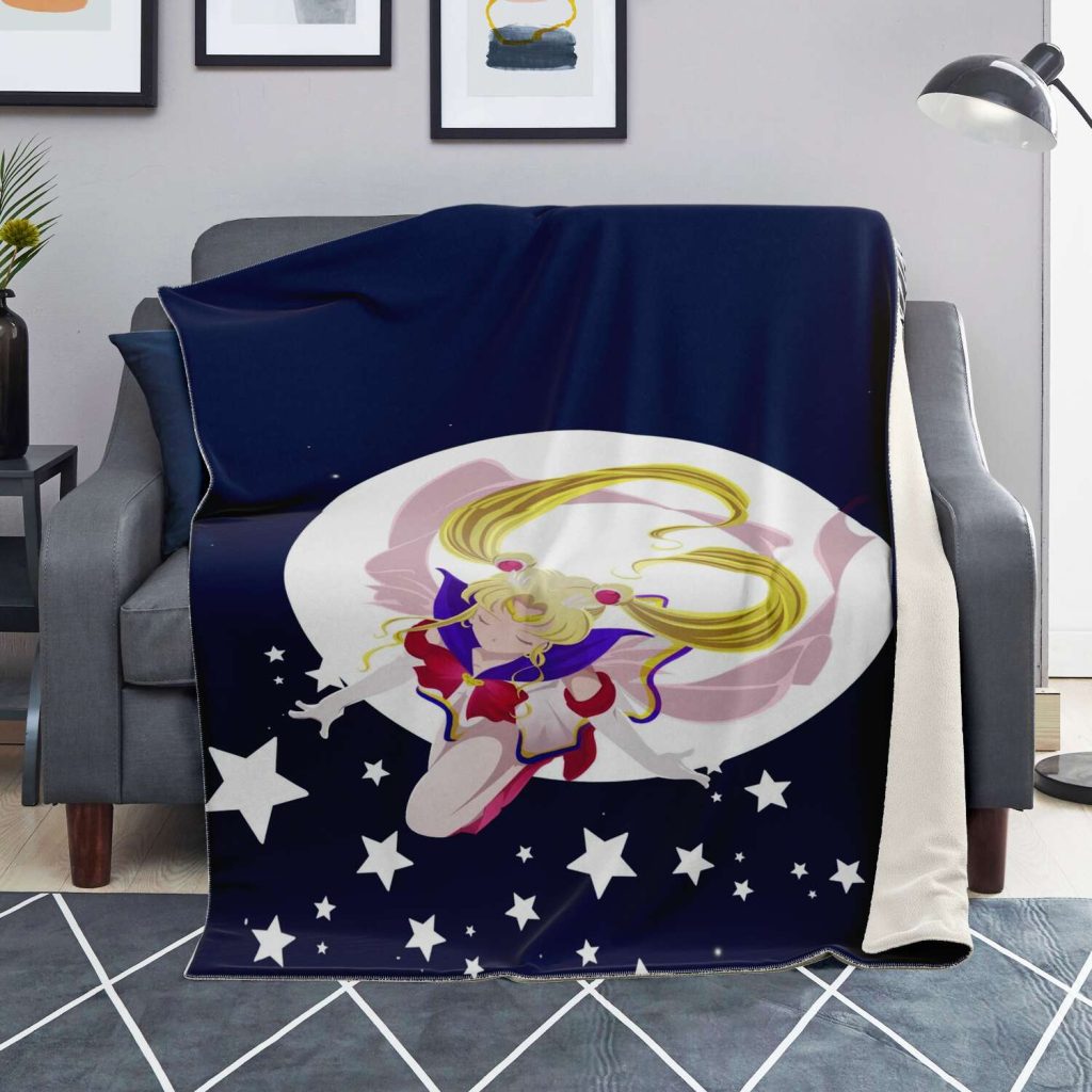 Sailor Moon Microfleece Blanket #11 Premium - Aop