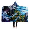 New Demon Salyer Giyu Tomioka 3D Hooded Blanket Adult / Premium Sherpa - Aop