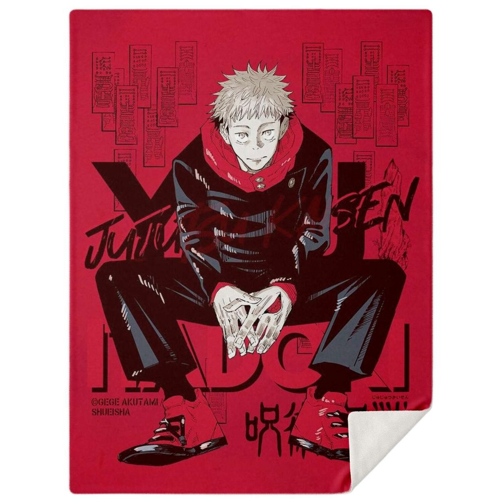 Jujutsu Kaisen Microfleece Blanket #04 M Premium Microfleece - Aop