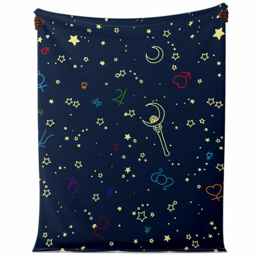 Sailor Moon Microfleece Blanket #12 Premium - Aop