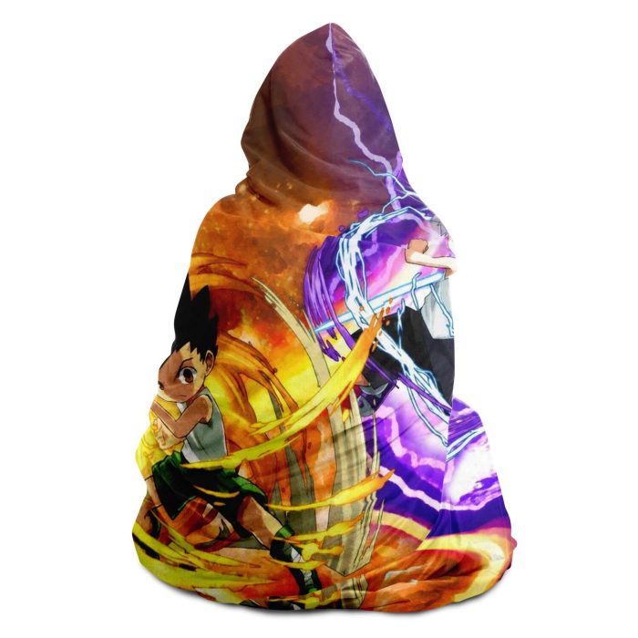 Killua Zoldyck & Gon Freecss Power 3D Hooded Blanket - Aop