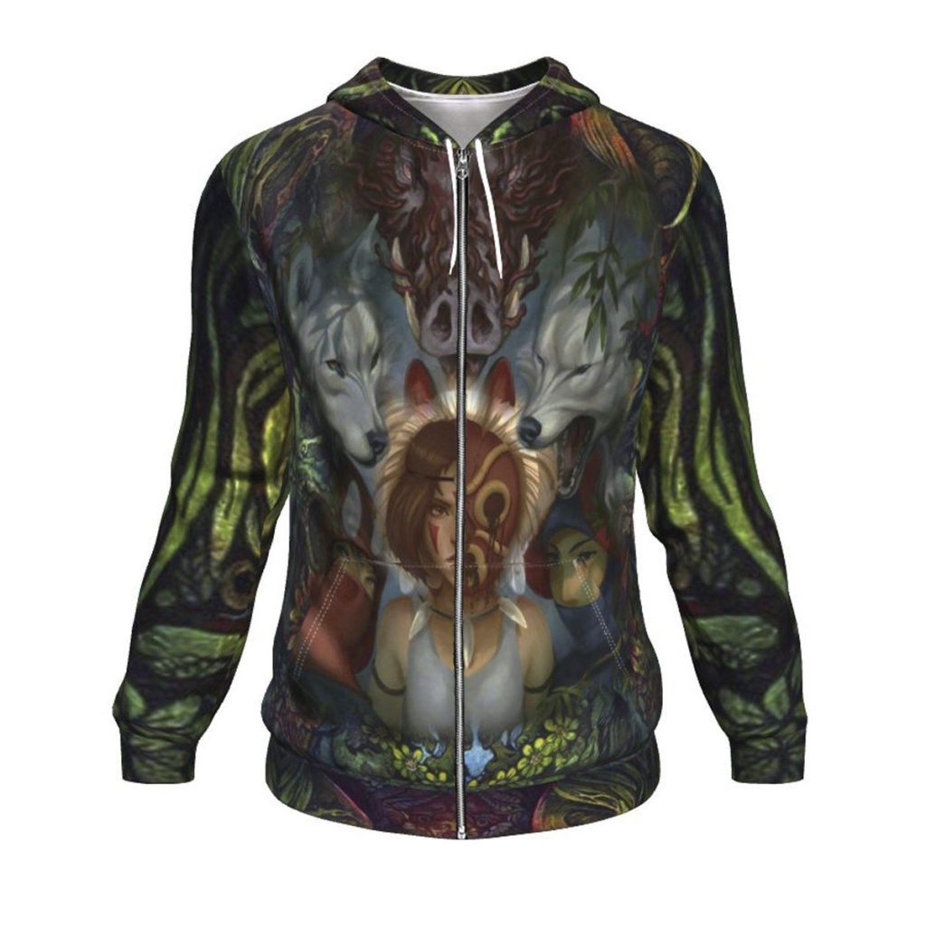 Fearless Mononoke Hoodie Zip / S