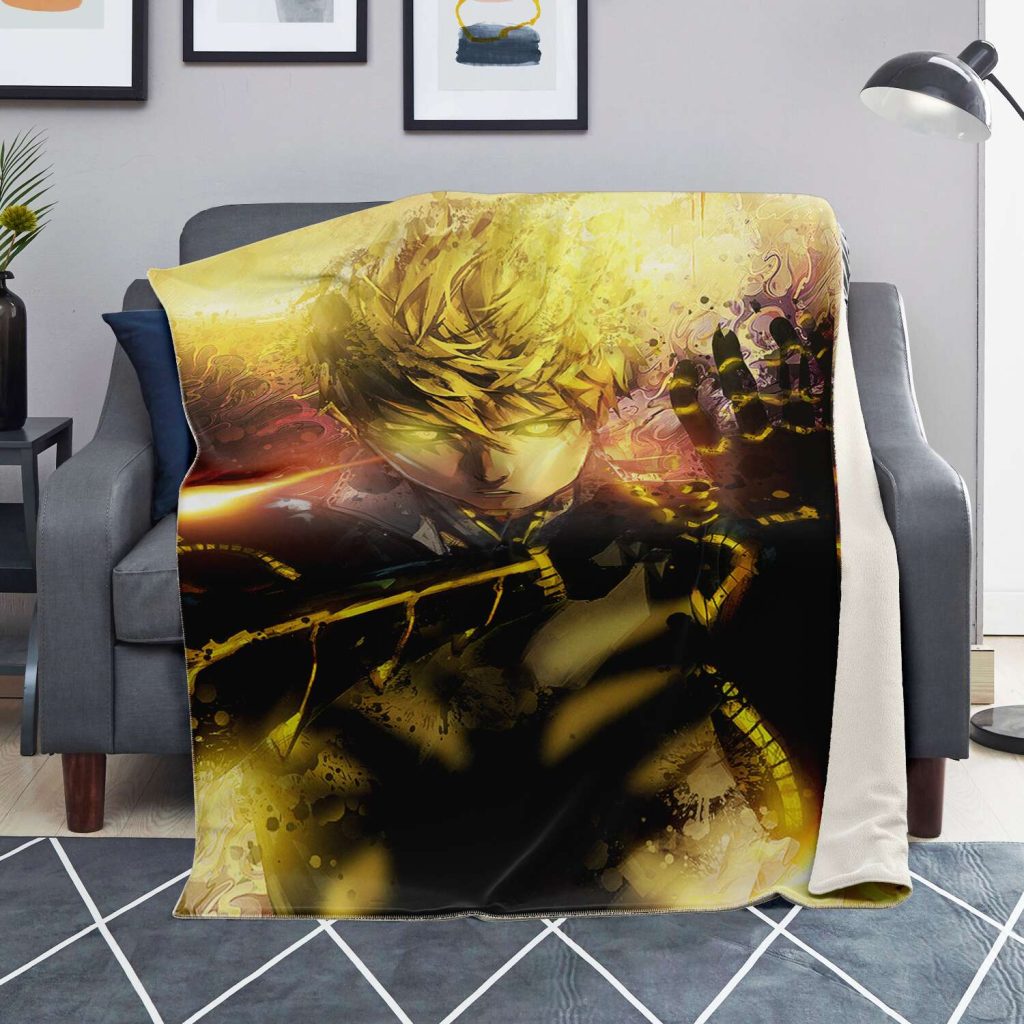 One Punch Man Microfleece Blanket #05 Premium - Aop