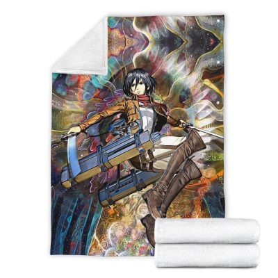 Focused Mikasa Blanket
