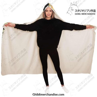 Ghibli Full Character 3D Hooded Blanket - Aop