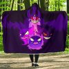 Ghoulish Gengar Pokemon Hooded Blanket