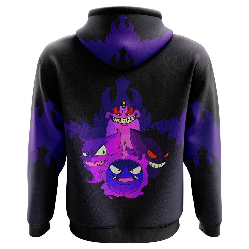 Ghoulish Gengar Pokemon Hoodie