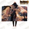 Haikyuu Hooded Blanket New Desgin No.4 Adult / Premium Sherpa - Aop