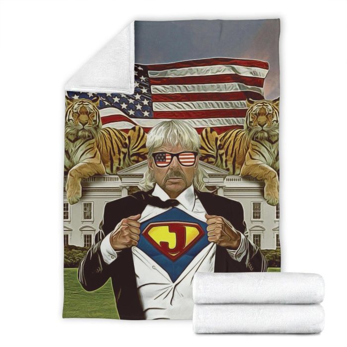 Joe Exotic American Hero Blanket