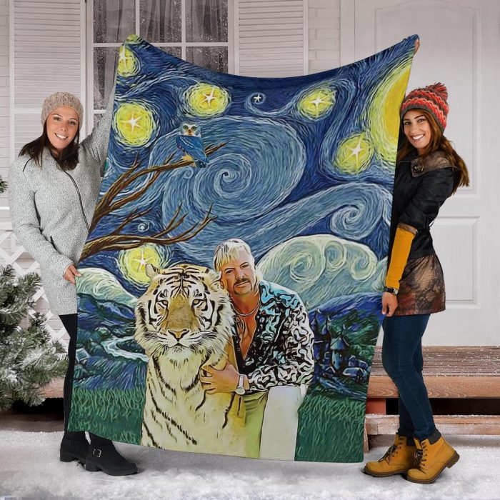 Joe Exotic Starry Night Blanket
