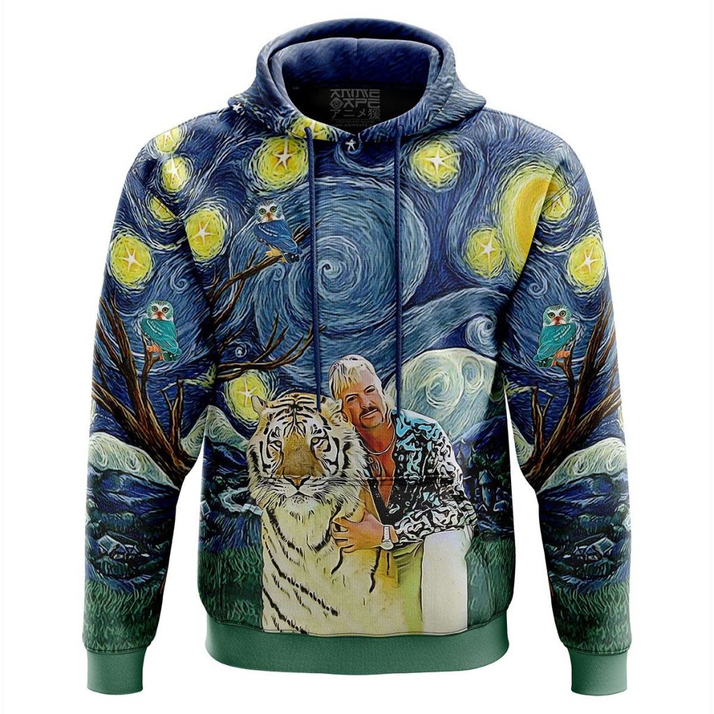 Joe Exotic Starry Night Tiger King Hoodie