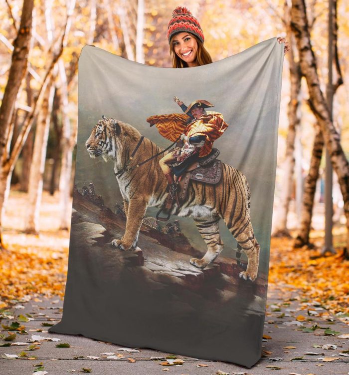 Joe Exotic Tiger Ride V1 Blanket