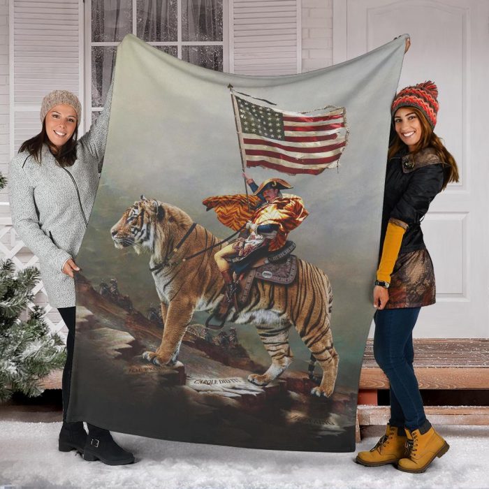 Joe Exotic Tiger Ride V2 Blanket